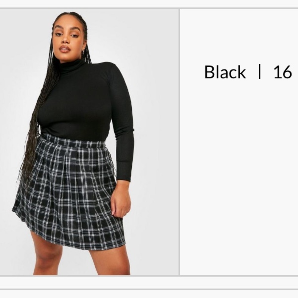 Plaid skirt